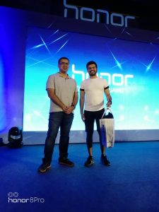 Nikhil Chawla Honor 8 Pro Contest Winner