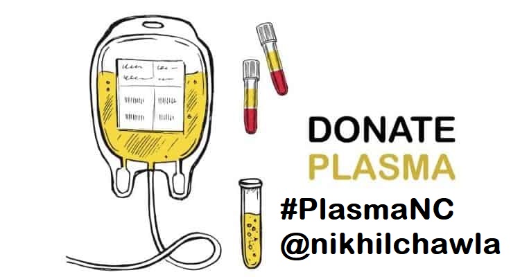 Delhi NCR Plasma Bank Project – @nikhilchawla #PlasmaNC